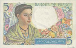 5 Francs BERGER FRANKREICH  1943 F.05.01 fST+