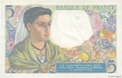 5 Francs BERGER FRANCE  1943 F.05.02 UNC