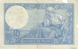 10 Francs MINERVE FRANCE  1916 F.06.01 pr.TB