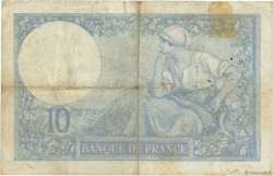 10 Francs MINERVE FRANCIA  1916 F.06.01 RC