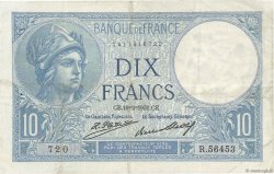 10 Francs MINERVE FRANCIA  1931 F.06.15 MBC