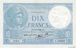 10 Francs MINERVE modifié FRANKREICH  1940 F.07.19 fST