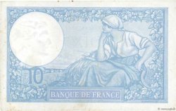 10 Francs MINERVE modifié FRANKREICH  1939 F.07.13 SS