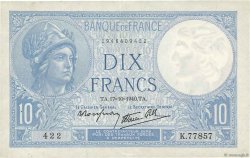 10 Francs MINERVE modifié FRANCE  1940 F.07.17 TTB