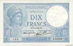 10 Francs MINERVE modifié FRANCIA  1941 F.07.27