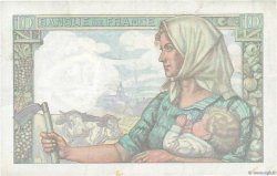 10 Francs MINEUR FRANCE  1941 F.08.02 VF+