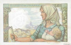 10 Francs MINEUR FRANCE  1942 F.08.04 XF+