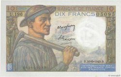 10 Francs MINEUR FRANKREICH  1949 F.08.22 ST