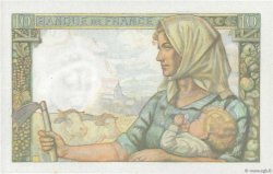 10 Francs MINEUR FRANCIA  1949 F.08.22 FDC
