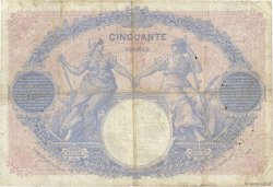 50 Francs BLEU ET ROSE FRANCIA  1912 F.14.25 q.MB