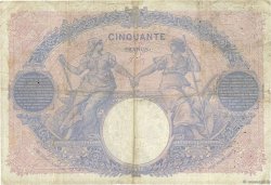 50 Francs BLEU ET ROSE FRANCE  1912 F.14.25 B+