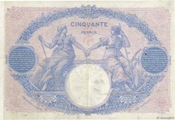 50 Francs BLEU ET ROSE FRANCIA  1914 F.14.27 MBC