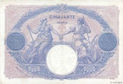 50 Francs BLEU ET ROSE FRANCIA  1918 F.14.31 BB