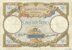 50 Francs LUC OLIVIER MERSON type modifié FRANKREICH  1932 F.16.03 S