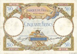 50 Francs LUC OLIVIER MERSON type modifié FRANCE  1933 F.16.04 F+