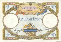 50 Francs LUC OLIVIER MERSON type modifié FRANCE  1934 F.16.05 XF