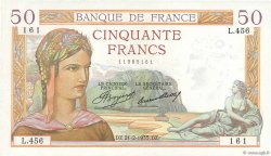 50 Francs CÉRÈS FRANCE  1935 F.17.04 XF+