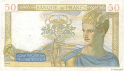 50 Francs CÉRÈS modifié FRANCE  1938 F.18.09 B