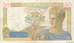 50 Francs CÉRÈS modifié FRANCIA  1940 F.18.41 MBC