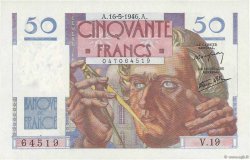 50 Francs LE VERRIER FRANKREICH  1946 F.20.04 ST