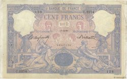100 Francs BLEU ET ROSE FRANCE  1897 F.21.10 F-