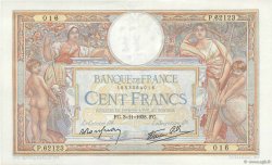100 Francs LUC OLIVIER MERSON type modifié FRANKREICH  1938 F.25.34 fVZ