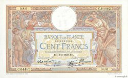 100 Francs LUC OLIVIER MERSON type modifié FRANCE  1939 F.25.42 XF+