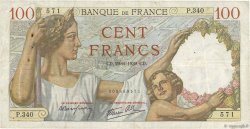 100 Francs SULLY FRANKREICH  1939 F.26.04 S