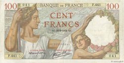 100 Francs SULLY FRANKREICH  1939 F.26.05 S