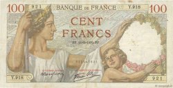 100 Francs SULLY FRANCIA  1939 F.26.06 q.MB