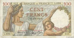 100 Francs SULLY FRANKREICH  1939 F.26.16 S