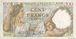 100 Francs SULLY FRANCE  1939 F.26.18 VF