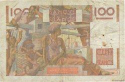 100 Francs JEUNE PAYSAN filigrane inversé FRANCE  1952 F.28bis.01 VG