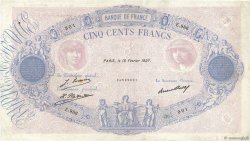 500 Francs BLEU ET ROSE FRANCE  1927 F.30.30 F+