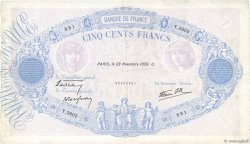 500 Francs BLEU ET ROSE modifié FRANCE  1939 F.31.49 TTB