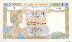 500 Francs LA PAIX FRANCIA  1940 F.32.05