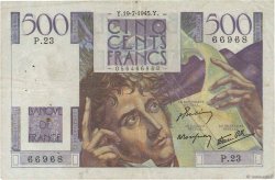 500 Francs CHATEAUBRIAND FRANCE  1945 F.34.01 TB