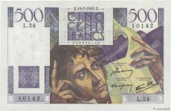 500 Francs CHATEAUBRIAND FRANCE  1945 F.34.01 XF-