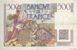 500 Francs CHATEAUBRIAND FRANCE  1945 F.34.03 VF