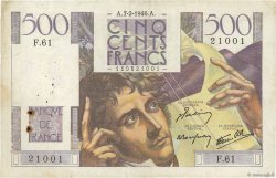 500 Francs CHATEAUBRIAND FRANCIA  1946 F.34.04 MB