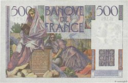 500 Francs CHATEAUBRIAND FRANKREICH  1952 F.34.10 fVZ