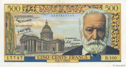 500 Francs VICTOR HUGO FRANCE  1958 F.35.09 SUP+