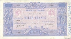 1000 Francs BLEU ET ROSE FRANCIA  1916 F.36.30