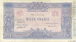 1000 Francs BLEU ET ROSE FRANCIA  1919 F.36.34 BC+