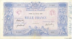 1000 Francs BLEU ET ROSE FRANCIA  1920 F.36.35 MBC