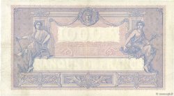 1000 Francs BLEU ET ROSE FRANCIA  1921 F.36.37 BB