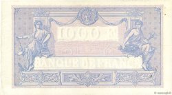 1000 Francs BLEU ET ROSE FRANKREICH  1924 F.36.40 fVZ