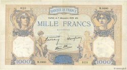 1000 Francs CÉRÈS ET MERCURE type modifié FRANCIA  1939 F.38.40 BB