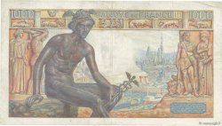 1000 Francs DÉESSE DÉMÉTER FRANCIA  1942 F.40.06 BC