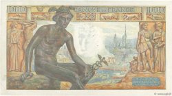 1000 Francs DÉESSE DÉMÉTER FRANKREICH  1943 F.40.19 SS